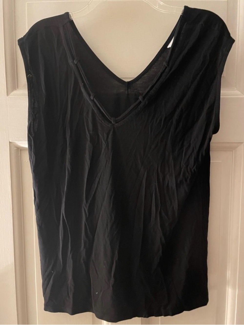 Lascana Black V-Neck Tank Top